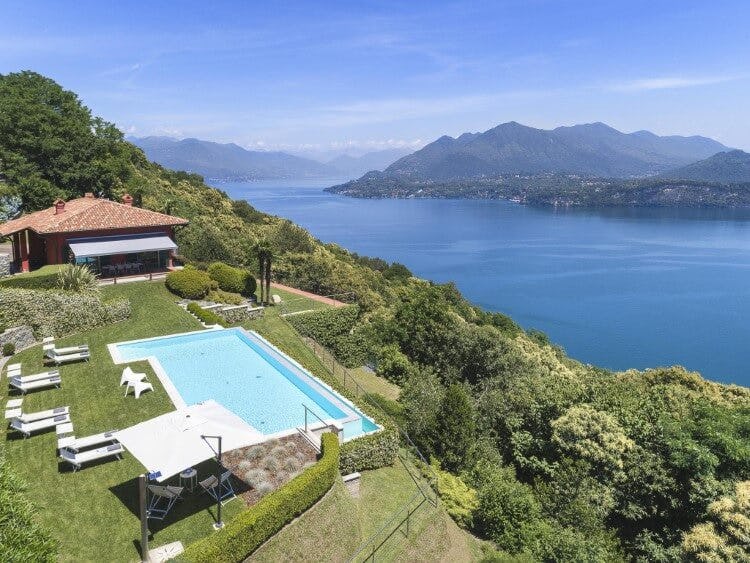 Villa Falcone 3 villa in Lake Maggiore with private pool