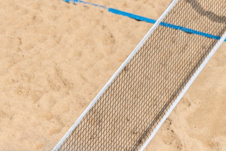 Sand volleyball net