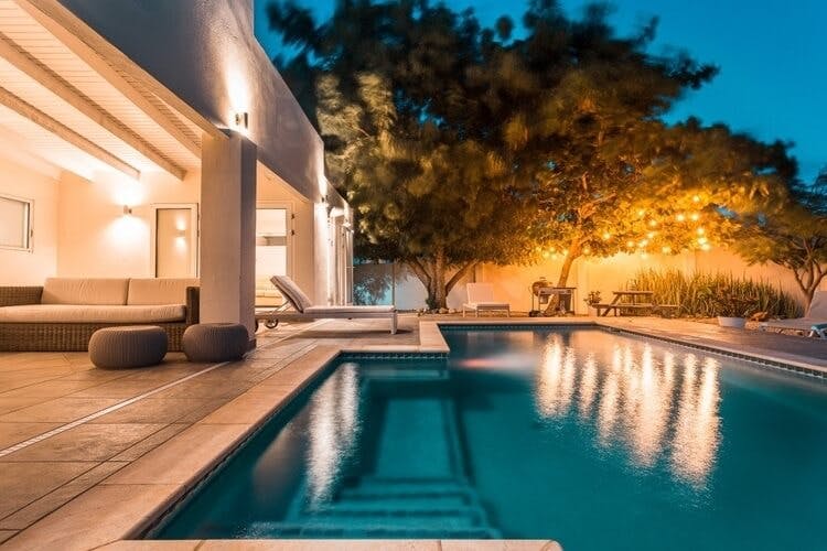 Aruba - villa blanca swimming pool