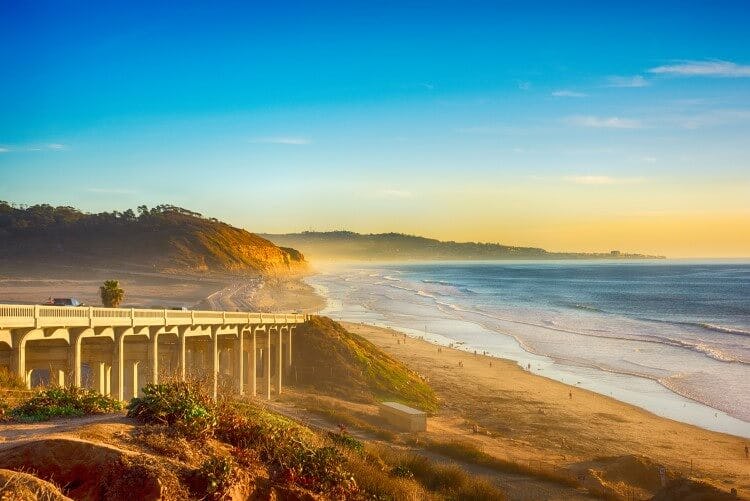 Big Sur Highway along the coast of California