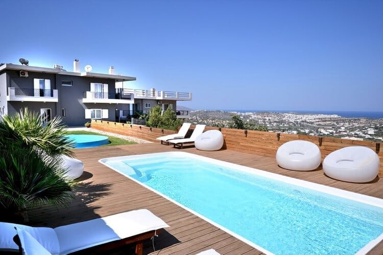 crete - villa amina pool and deck