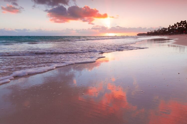 Dominican Republic beach sunset