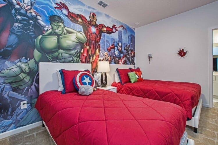 superhero themed bedroom