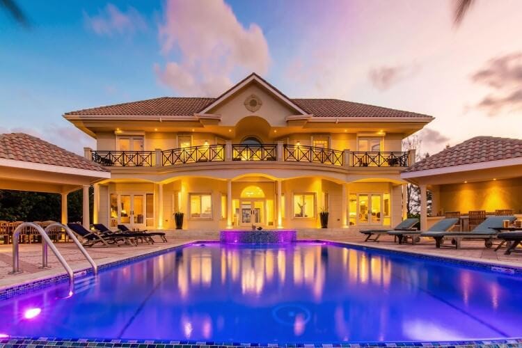 Blue Water Villa vacation rental - large home with infinity edge pool