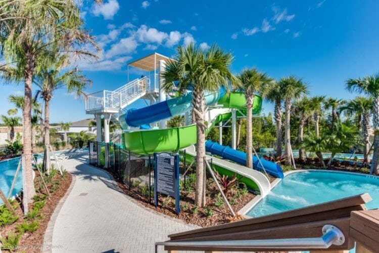 Double slide at Windsor Island Resort