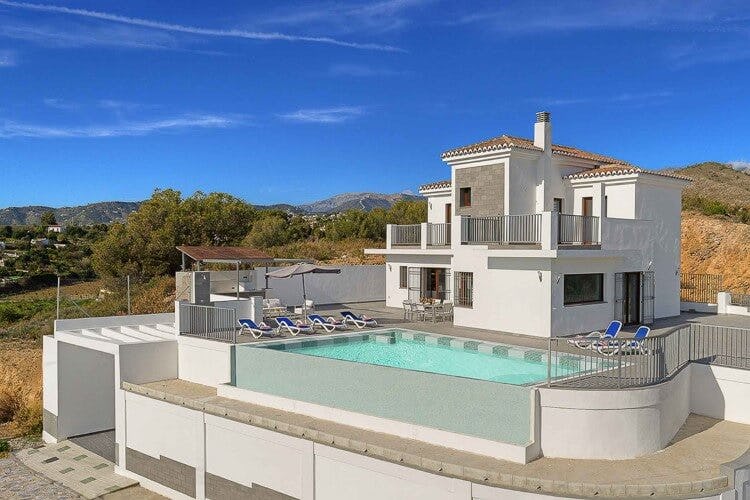 Villa Iris Frigiliana in Andalusia; a traditional white Spanish villa with private infinity pool
