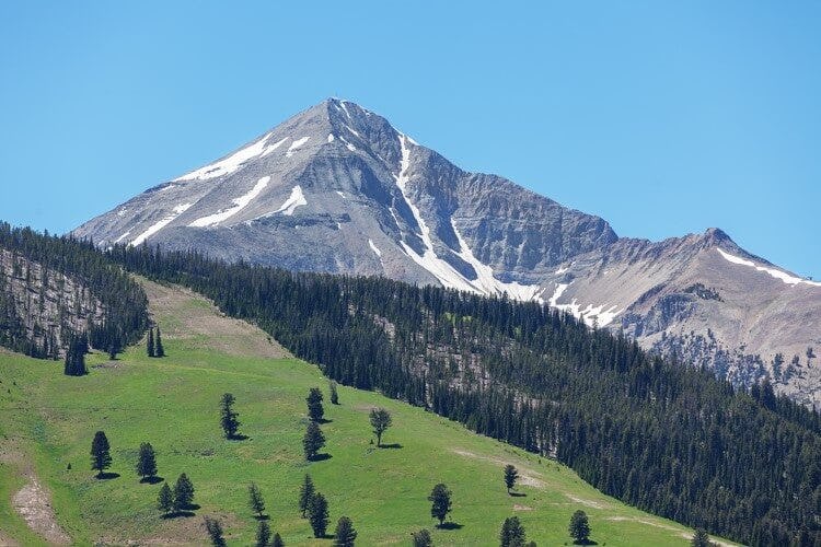 Lone Peak in Big Sky, Montana