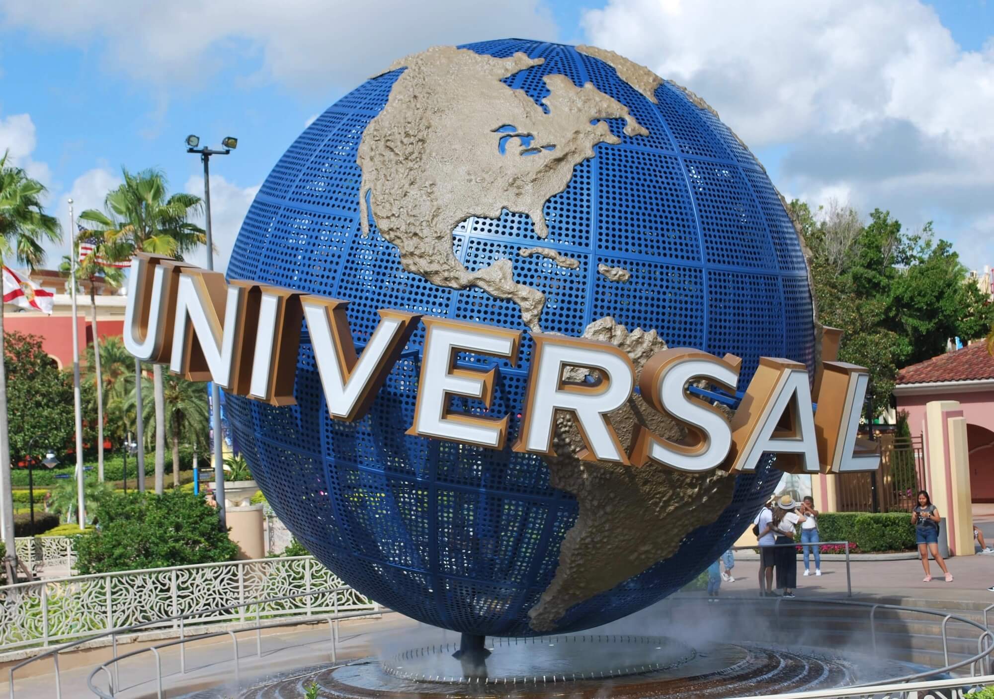 The globe of Universal Studios, Orlando