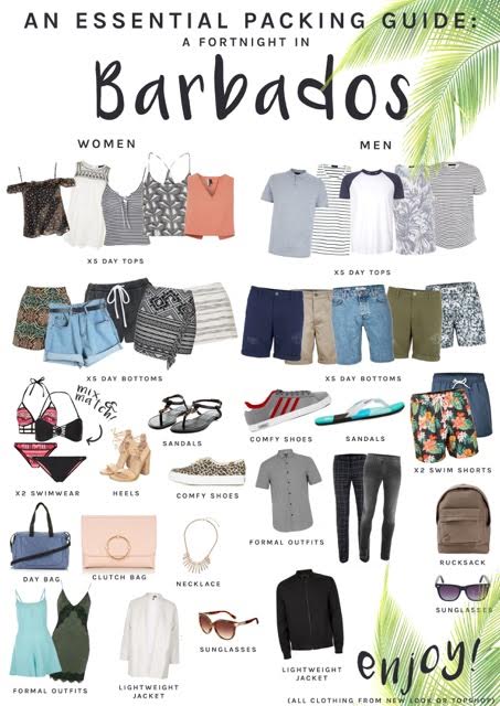 What to pack for Barbados