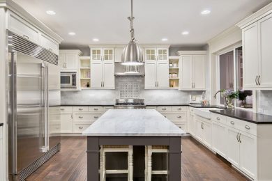 Are the kitchens in the homes fully equipped?