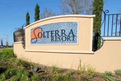 How do we get access to amenities at Solterra Resort?