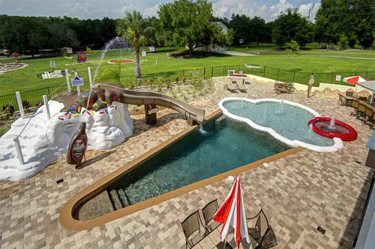 This private estate near Orlando has an ice-cream-shaped pool