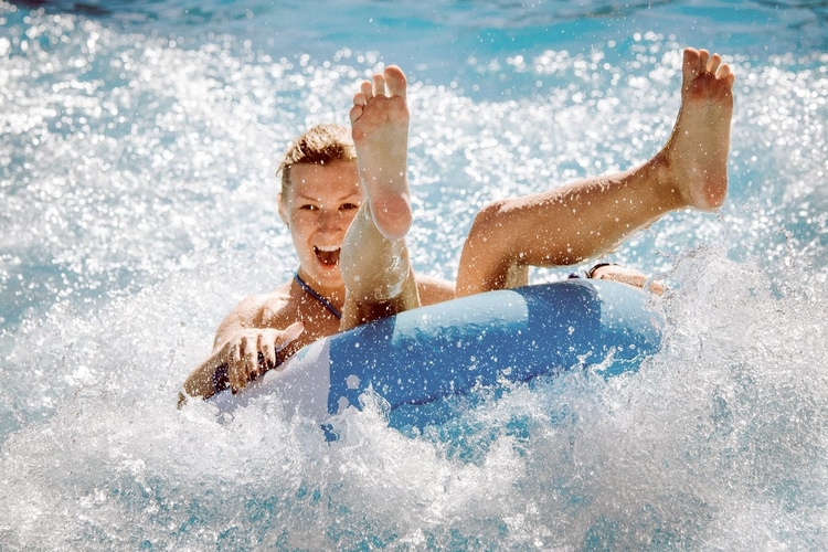 You'll have a splashing time at the Margaritaville water park