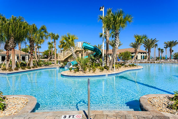 Fun resorts in Kissimmee, pool at champions gate