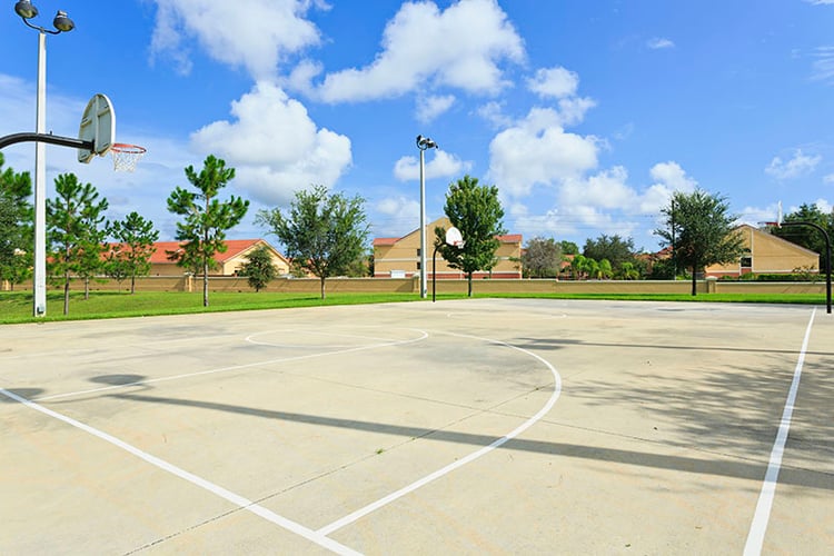 basketball court at windsor hills