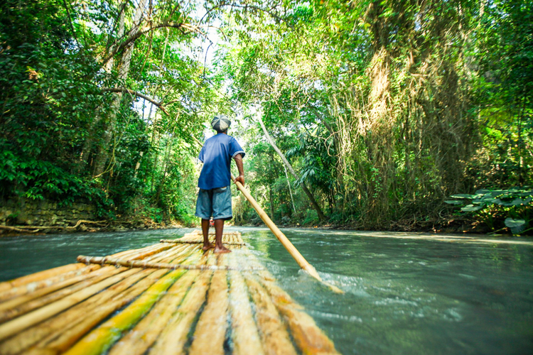 River rafting is one of the most popular things to do in Jamaica