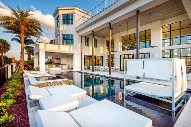 One of the largest villas in Orlando, this home has a private pool 