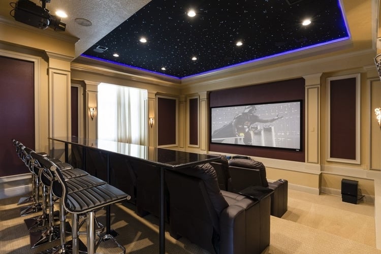 Vacation homes with movie rooms