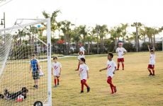 An Encore Resort soccer match for vacationers in Orlando Florida - Encore Resort amenities - Scott Cook photography