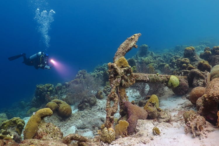 Cayman Brac scuba diver