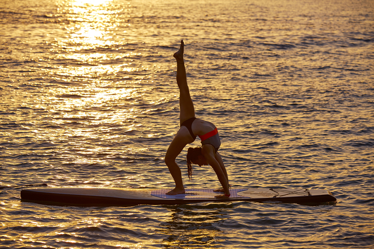 SUP boarding in Park City is a popular activity