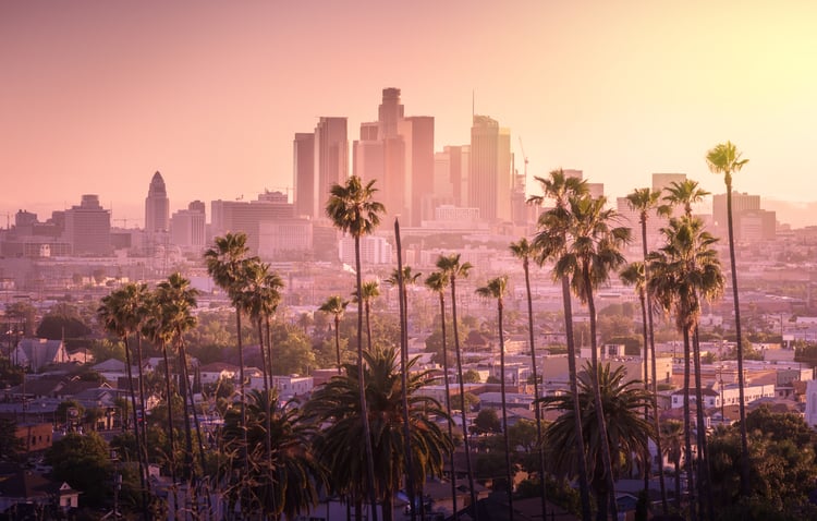 L.A. skyline