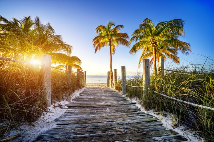 Palm Beach boardwalk