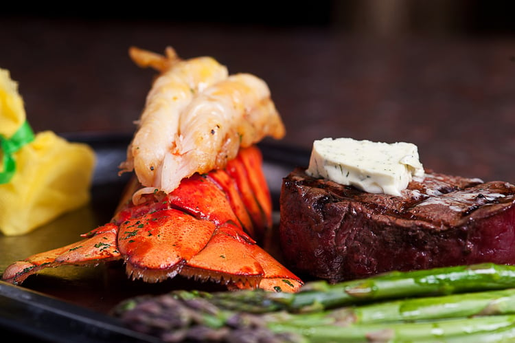 Surf n' Turf cuisine