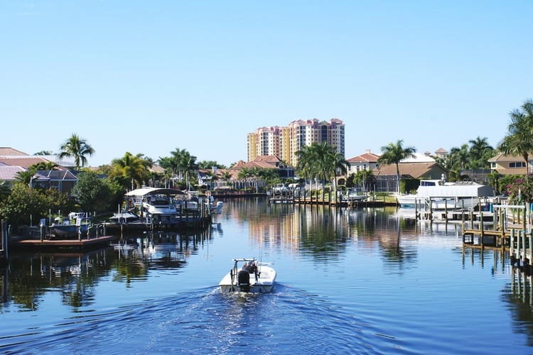 Boating is one of the most popular things to do in Cape Coral