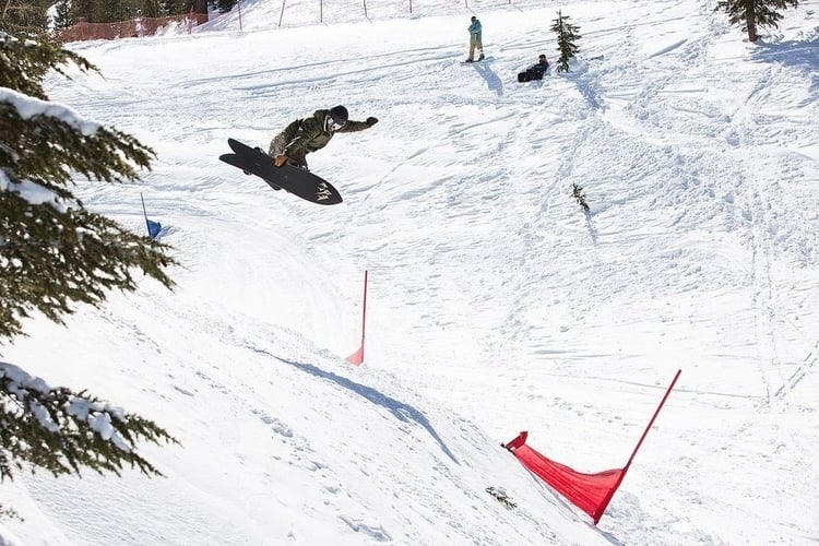 Spring skiing at Mammoth Mountain USA