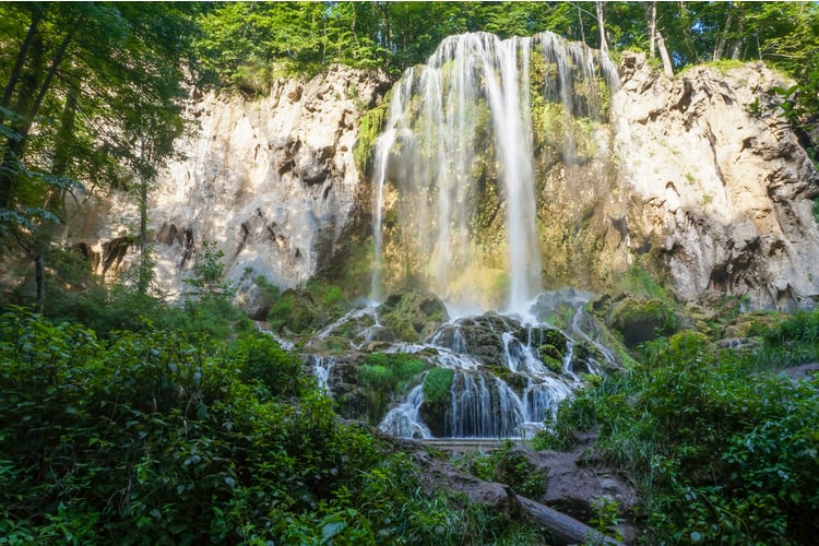 Visit Falling Spring Falls in Hot Springs, Virginia
