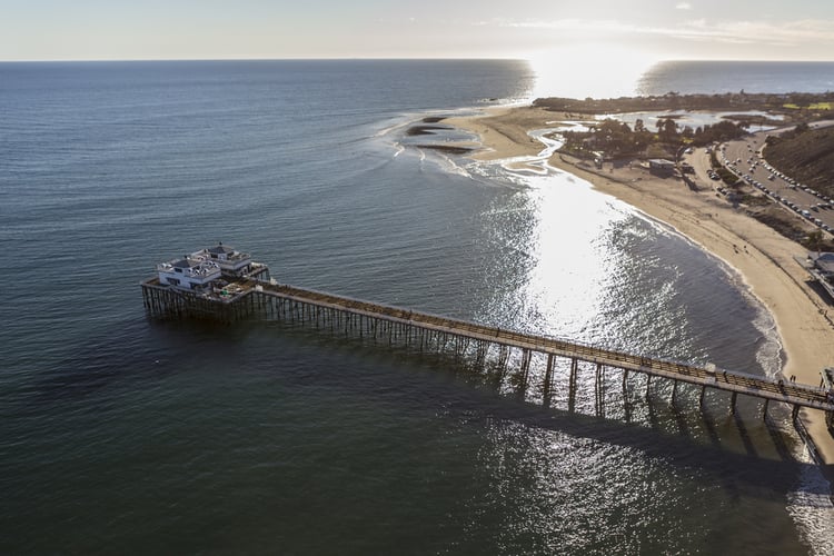 Malibu Surfrider Beach is the best beach for surfing
