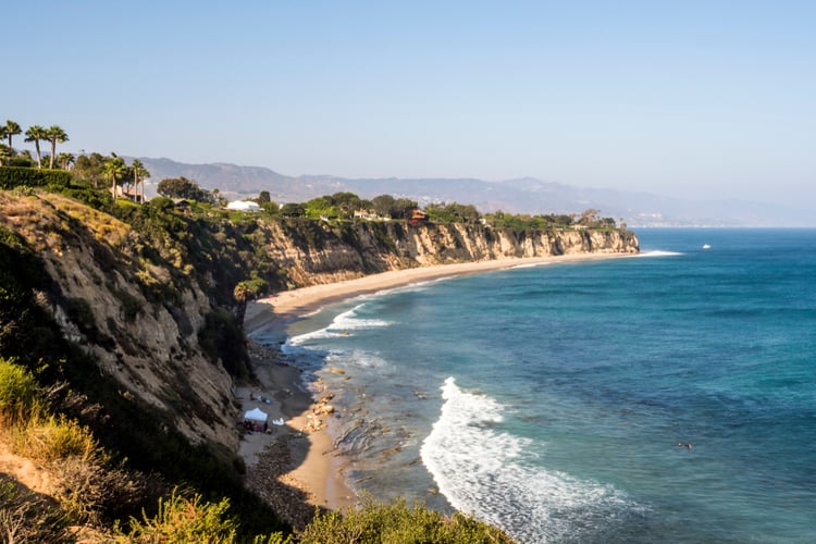 Paradise Cove in Malibu, LA