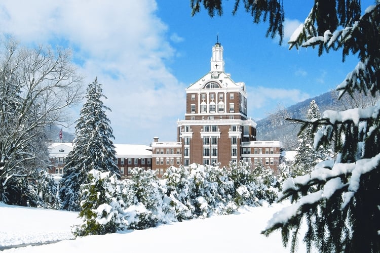 Skiing is one of the most popular things to do in Hot Springs, Virginia
