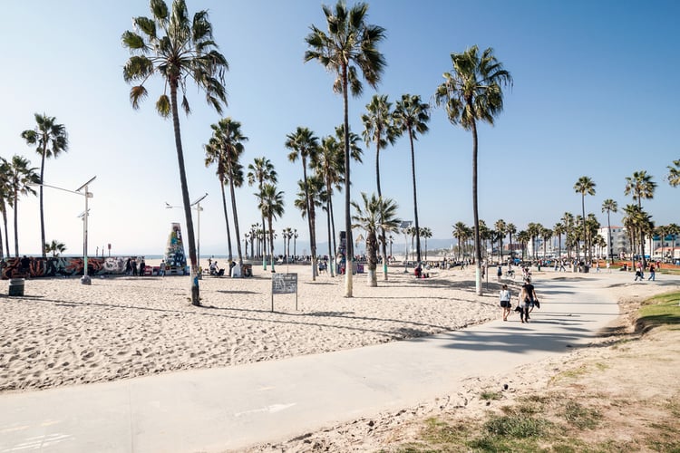 Venice Beach is one of the best beaches in Los Angeles