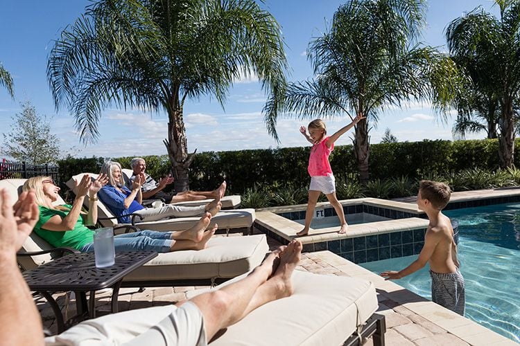 Family stay at Encore Resort with faqs on Encore Resort membership and amenity fees.