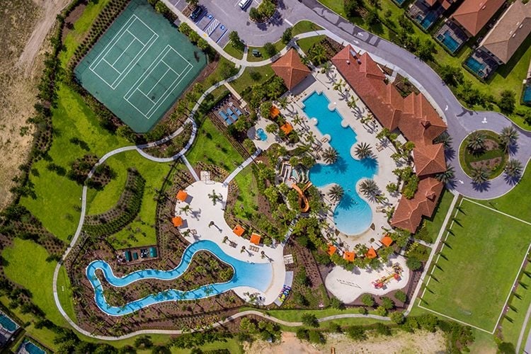 Solterra Resort is a super small-scale gated community in Orlando