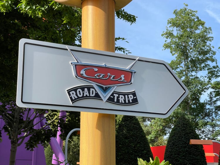 Disneyland Paris boasts the newly remodelled Cars Road trip ride!