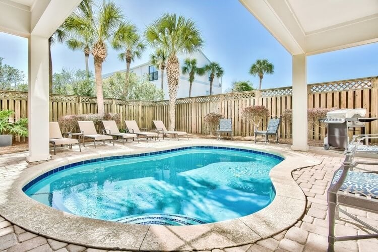 The Destin area offers a breat selection of homes for a family beach vacation.
