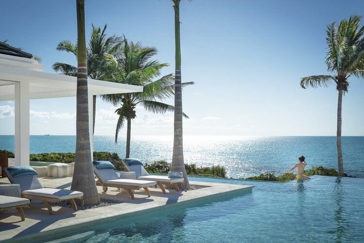 This Turks and Caicos villa with sea view sets the scene for effortless escapism.