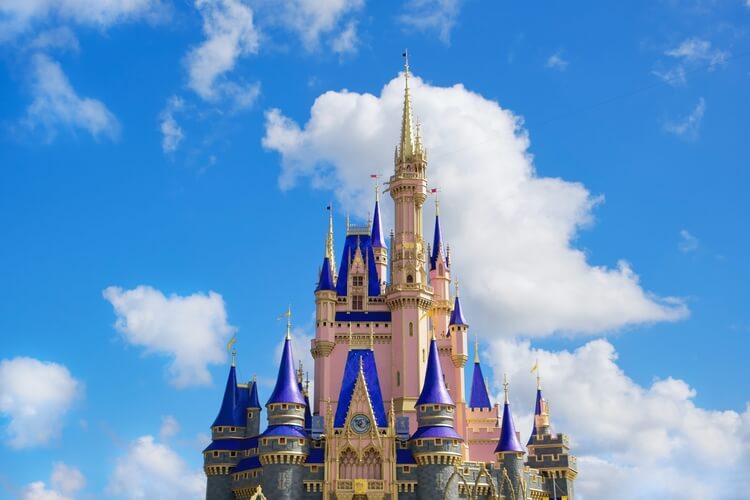 The castle at Disney Orlando