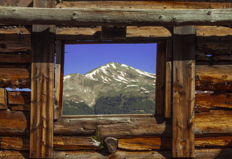 A view of the mountains