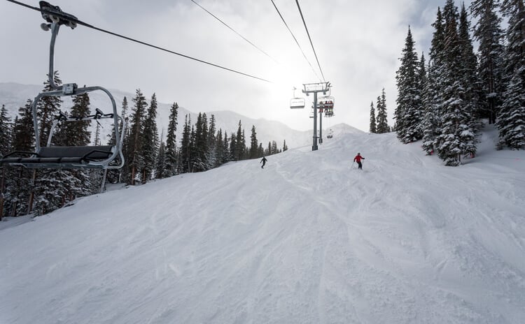 Ski lifts at Winter Park