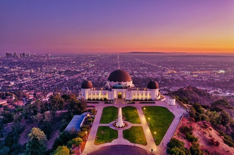 Sunset at Griffith Observatory