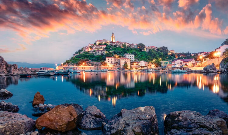 A town in the Istrian Peninsula, Croatia