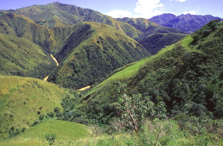 Mountains on the Dominican Republic border