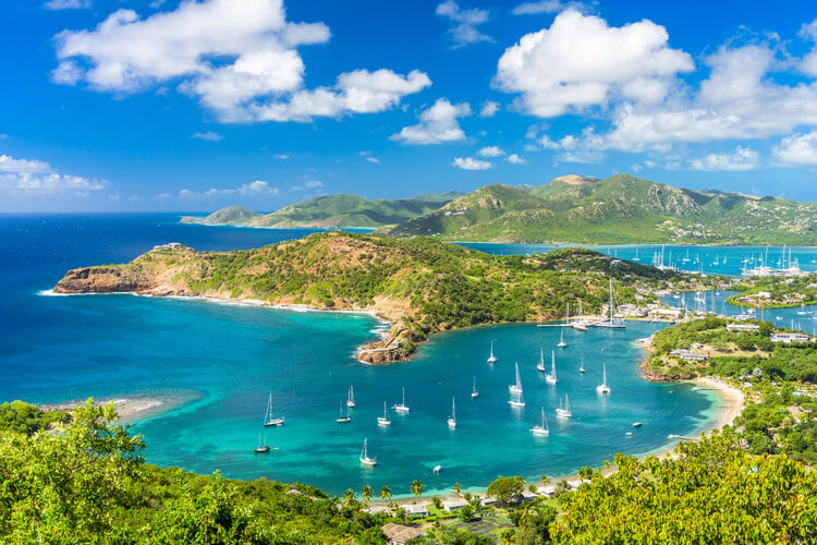 English Harbor on Antigua