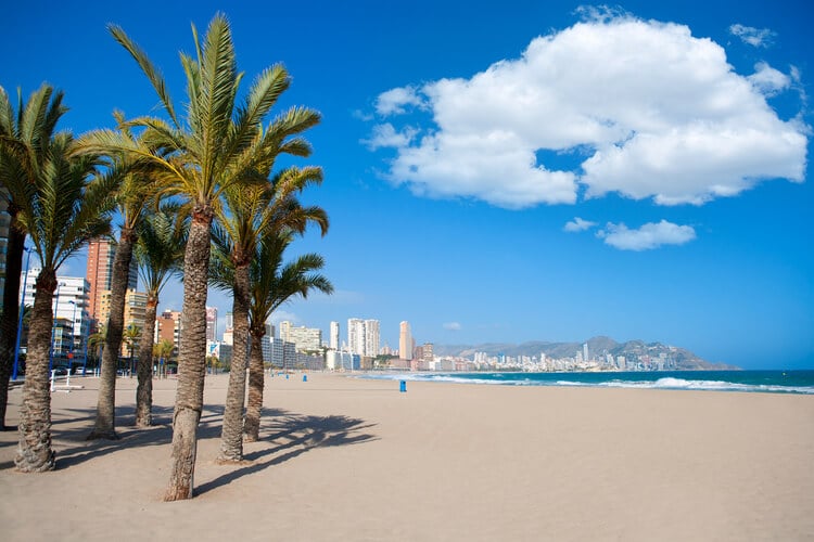 Benidorm beach