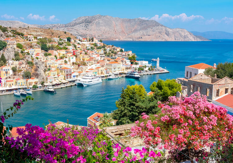 The Greek Island Symi in Spring