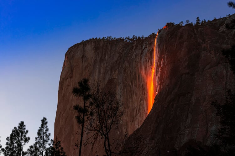 Horsetail Falls Firefall